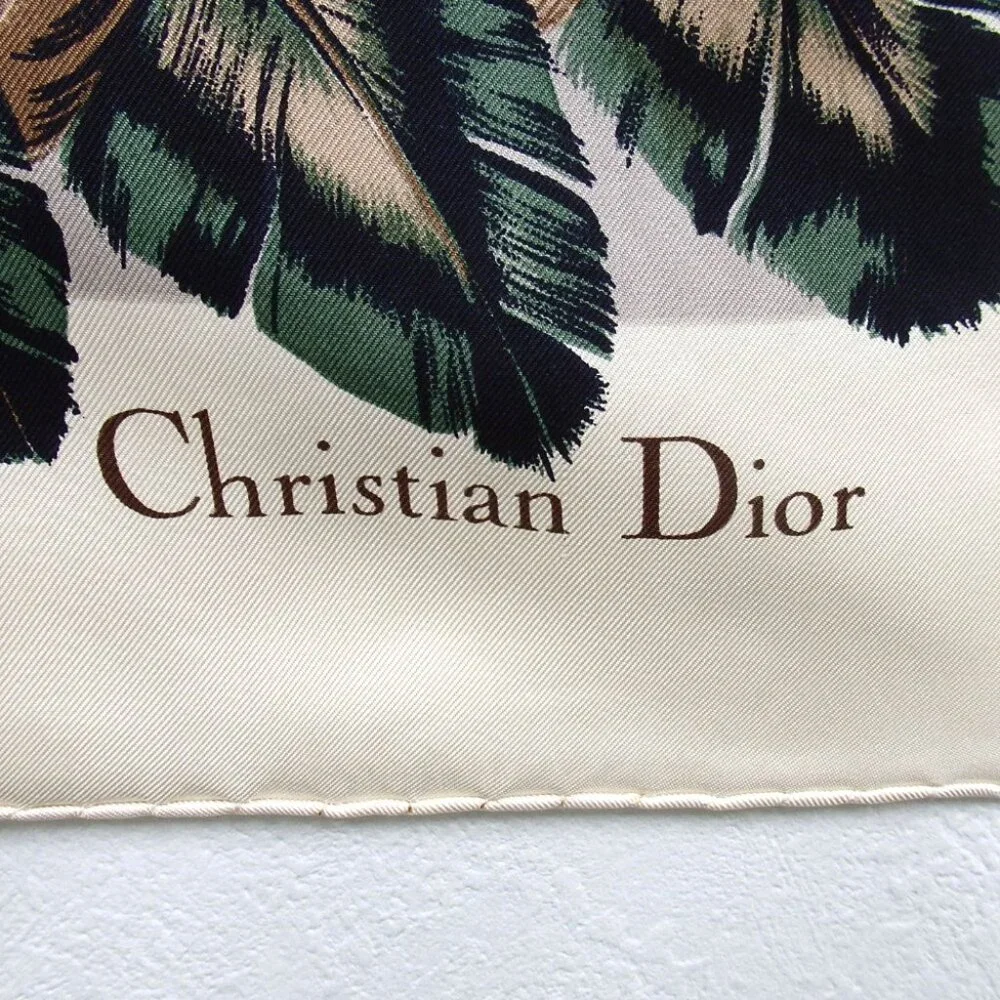 Authentic Christian Dior scarf silk [Used]